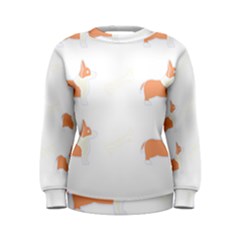 Pembroke Welsh Corgi Dog T- Shirt Pembroke Welsh Corgi Dog Breed Pattern T- Shirt Women s Sweatshirt by maxcute