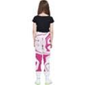 Pink Marble T- Shirt Pink Red Elegante Liquid Marble Fluid Art Design Style  T- Shirt Kids  Elastic Waist Pants View2