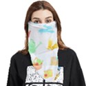 Plants T- Shirt Gardening Pattern Garden Tools Plants Lover T- Shirt Face Covering Bandana (Triangle) View1