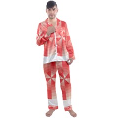 Pop Art T- Shirt Hot Color Wheel T- Shirt Men s Long Sleeve Satin Pajamas Set by maxcute