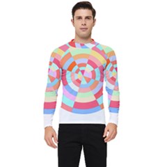 Pop Art T- Shirt Pop Art Color Wheel T- Shirt Men s Long Sleeve Rash Guard by maxcute