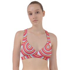 Pop Art T- Shirt Pop Mod Circles #3 T- Shirt Sweetheart Sports Bra by maxcute