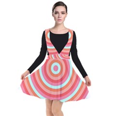 Pop Art T- Shirt Pop Mod Circles #3 T- Shirt Plunge Pinafore Dress by maxcute