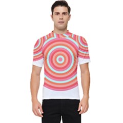 Pop Art T- Shirt Pop Mod Circles #3 T- Shirt Men s Short Sleeve Rash Guard by maxcute