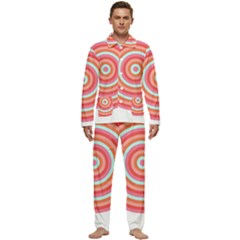 Pop Art T- Shirt Pop Mod Circles #3 T- Shirt Men s Long Sleeve Velvet Pocket Pajamas Set by maxcute