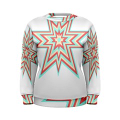 Pop Art T- Shirt Retro Star 3 Women s Sweatshirt by maxcute