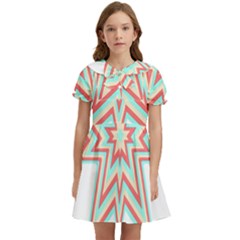 Pop Art T- Shirt Retro Star 3 Kids  Bow Tie Puff Sleeve Dress by maxcute