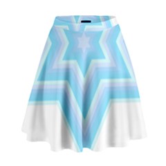 Pop Art T- Shirt Retro Star T- Shirt High Waist Skirt by maxcute