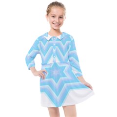 Pop Art T- Shirt Retro Star T- Shirt Kids  Quarter Sleeve Shirt Dress by maxcute