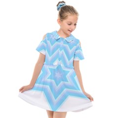 Pop Art T- Shirt Retro Star T- Shirt Kids  Short Sleeve Shirt Dress by maxcute