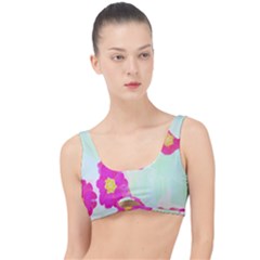 Primrose T- Shirt Pink Primula Primrose Flower Design T- Shirt The Little Details Bikini Top by maxcute