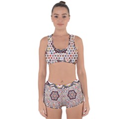 Quilt T- Shirt Early American Quilt T- Shirt Racerback Boyleg Bikini Set by maxcute