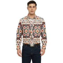 Quilt T- Shirt Early American Quilt T- Shirt Men s Long Sleeve  Shirt by maxcute