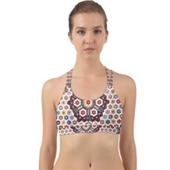 Quilt T- Shirt Early American Quilt T- Shirt Back Web Sports Bra by maxcute