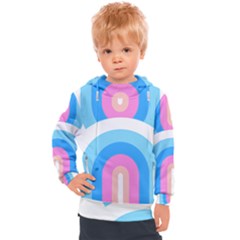 Rainbow T- Shirt Aqua Double Rainbow Arc T- Shirt Kids  Hooded Pullover by maxcute