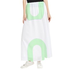 Rainbow T- Shirt Blue Double Rainbow Arc T- Shirt Maxi Chiffon Skirt by maxcute