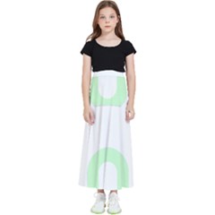 Rainbow T- Shirt Blue Double Rainbow Arc T- Shirt Kids  Flared Maxi Skirt by maxcute