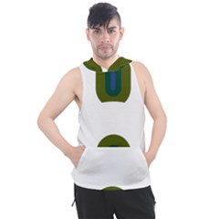 Rainbow T- Shirt Pink And Green Double Rainbow Arc T- Shirt Men s Sleeveless Hoodie by maxcute