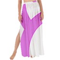 Rainbow T- Shirt Pink Double Rainbow Arc T- Shirt Maxi Chiffon Tie-Up Sarong View1