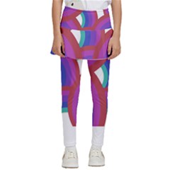 Rainbow T- Shirt Psychedelic Rainbow T- Shirt Kids  Skirted Pants by maxcute