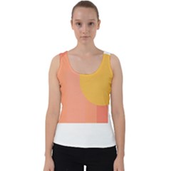 Rainbow T- Shirt Rainbow With Sun T- Shirt Velvet Tank Top by maxcute