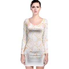 Rattlesnake T- Shirt Rattlesnake Skin T- Shirt Long Sleeve Bodycon Dress by maxcute