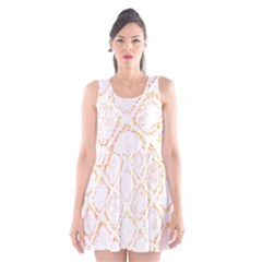 Rattlesnake T- Shirt Rattlesnake Skin T- Shirt Scoop Neck Skater Dress