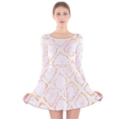 Rattlesnake T- Shirt Rattlesnake Skin T- Shirt Long Sleeve Velvet Skater Dress