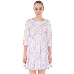 Rattlesnake T- Shirt Rattlesnake Skin T- Shirt Smock Dress