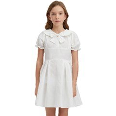 Rectangular T- Shirt Rectangular Grid Pattern - Grey T- Shirt Kids  Bow Tie Puff Sleeve Dress by maxcute