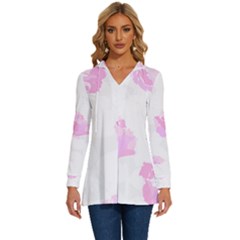 Roses T- Shirt Roses Life Pattern T- Shirt Long Sleeve Drawstring Hooded Top