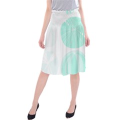 Sea Urchins T- Shirt Sea Urchins T- Shirt Midi Beach Skirt by maxcute