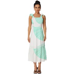 Sea Urchins T- Shirt Sea Urchins T- Shirt Tie-strap Tiered Midi Chiffon Dress