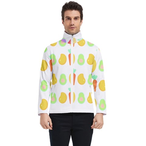 Seamless Pattern Fruits And Vegetables T- Shirt Seamless Pattern Fruits And Vegetables T- Shirt Men s Bomber Jacket by maxcute