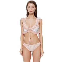 Shells T- Shirtshell T- Shirt (1) Low Cut Ruffle Edge Bikini Set