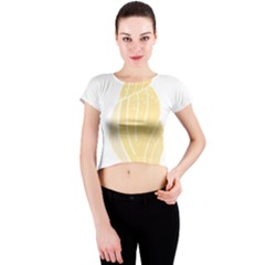 Shells T- Shirtshell T- Shirt Crew Neck Crop Top by maxcute