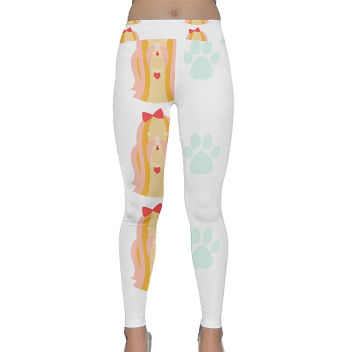 Shih Tzu Dog Pattern T- Shirtshih Tzu Dog Pattern T- Shirt Classic Yoga Leggings