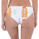 Shih Tzu Dog Pattern T- Shirtshih Tzu Dog Pattern T- Shirt Reversible Classic Bikini Bottoms View2