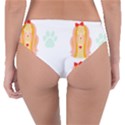 Shih Tzu Dog Pattern T- Shirtshih Tzu Dog Pattern T- Shirt Reversible Classic Bikini Bottoms View4