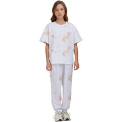 Shih Tzu Owner T- Shirtshih Tzu Dog Pattern T- Shirt Kids  Tee And Pants Sports Set