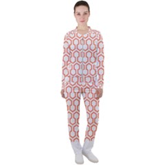 Shining Stephen King T- Shirt Geometric Pattern Looped Hexagons Orange Red Brown Casual Jacket And Pants Set by maxcute