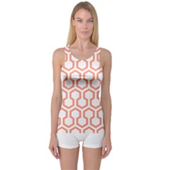 Shining Stephen King T- Shirt Geometric Pattern Looped Hexagons One Piece Boyleg Swimsuit by maxcute