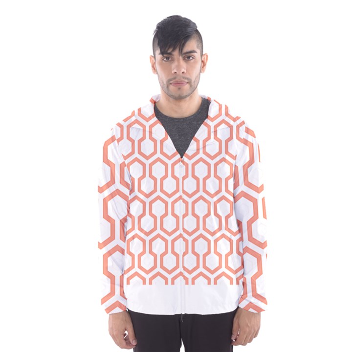 Shining Stephen King T- Shirt Geometric Pattern Looped Hexagons Men s Hooded Windbreaker