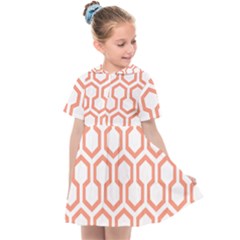 Shining Stephen King T- Shirt Geometric Pattern Looped Hexagons Kids  Sailor Dress by maxcute