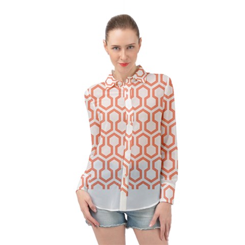 Shining Stephen King T- Shirt Geometric Pattern Looped Hexagons Long Sleeve Chiffon Shirt by maxcute