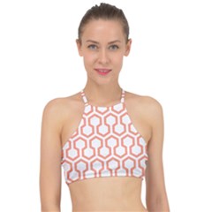 Shining Stephen King T- Shirt Geometric Pattern Looped Hexagons Racer Front Bikini Top by maxcute