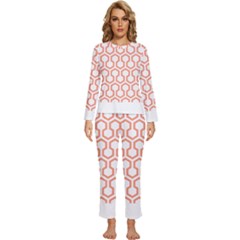 Shining Stephen King T- Shirt Geometric Pattern Looped Hexagons Womens  Long Sleeve Lightweight Pajamas Set