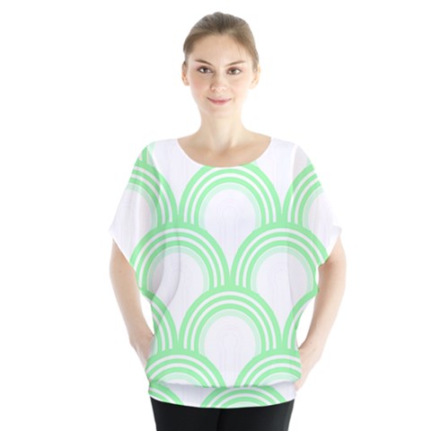 Shining Stephen King T- Shirt Geometric Pattern Batwing Chiffon Blouse by maxcute