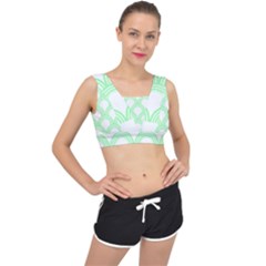 Shining Stephen King T- Shirt Geometric Pattern V-back Sports Bra by maxcute