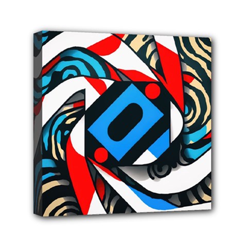 Abstract Background Pattern Mini Canvas 6  X 6  (stretched)